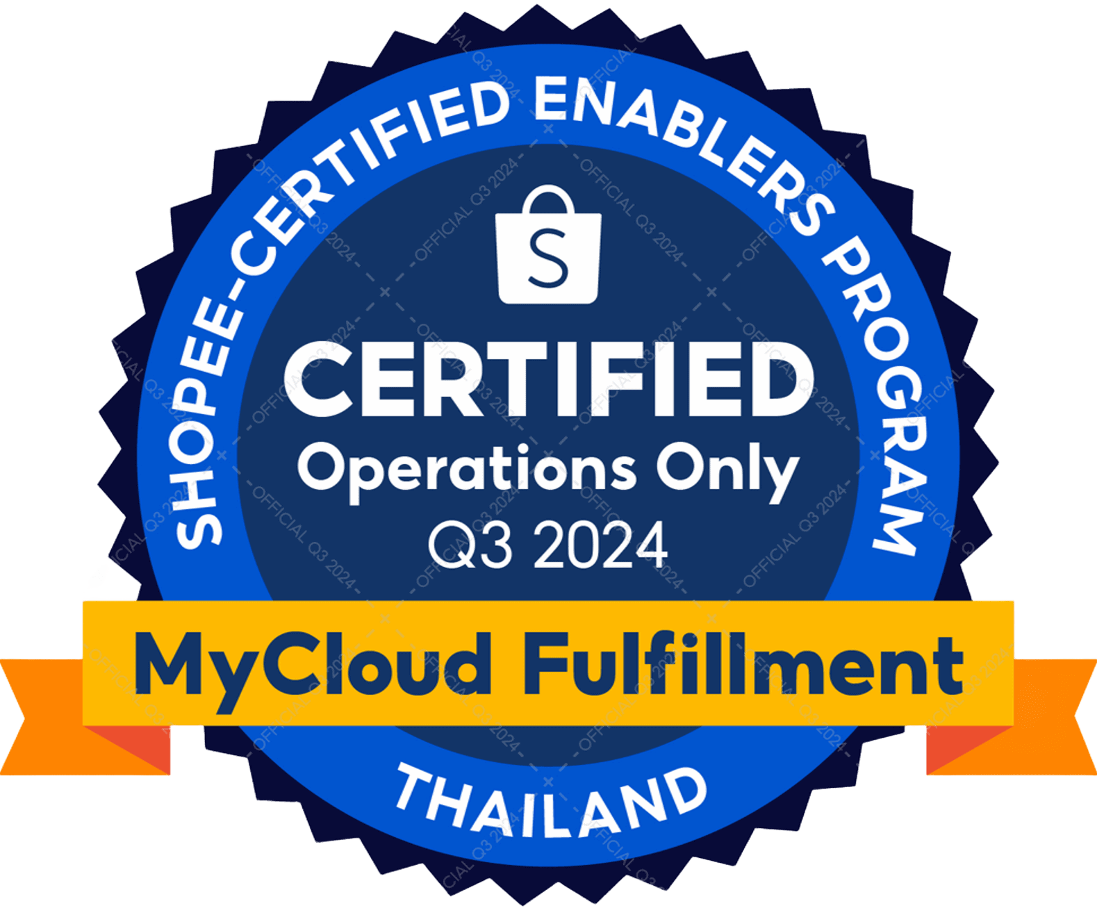 Shopee-Certified Enabler Award for MyCloud fulfillment Q3 2024