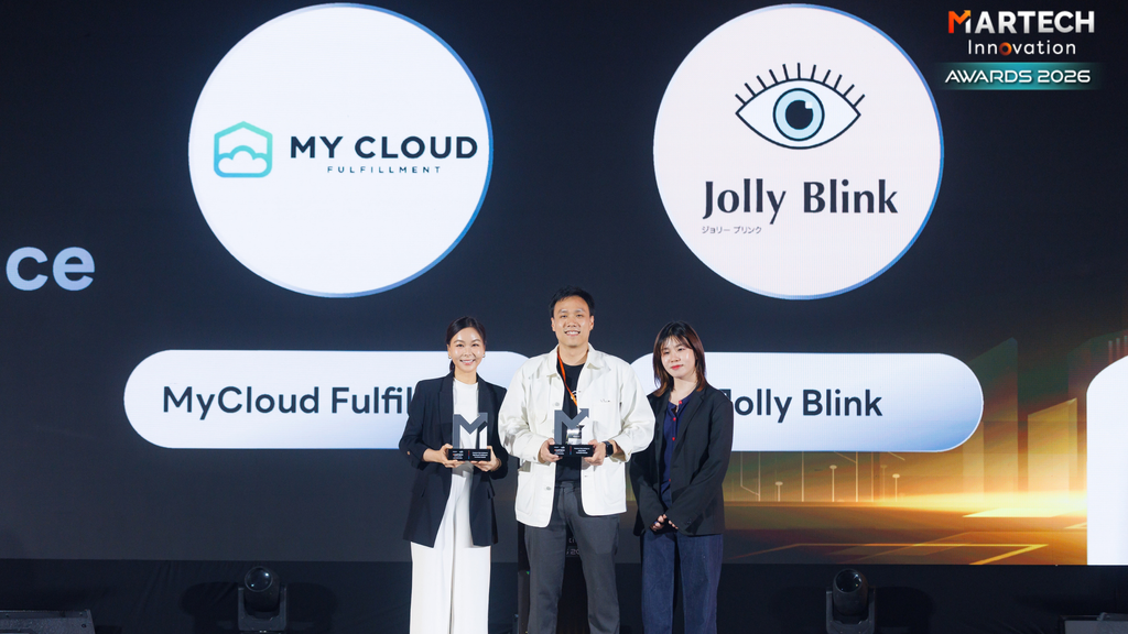MyCloud Fulfillment ร่วมกับแบรนด์ Jolly Blink คว้ารางวัลระดับ Platinum Winner สาขา Customer Data Intelligence จากเวที MarTech Innovation Awards 2026