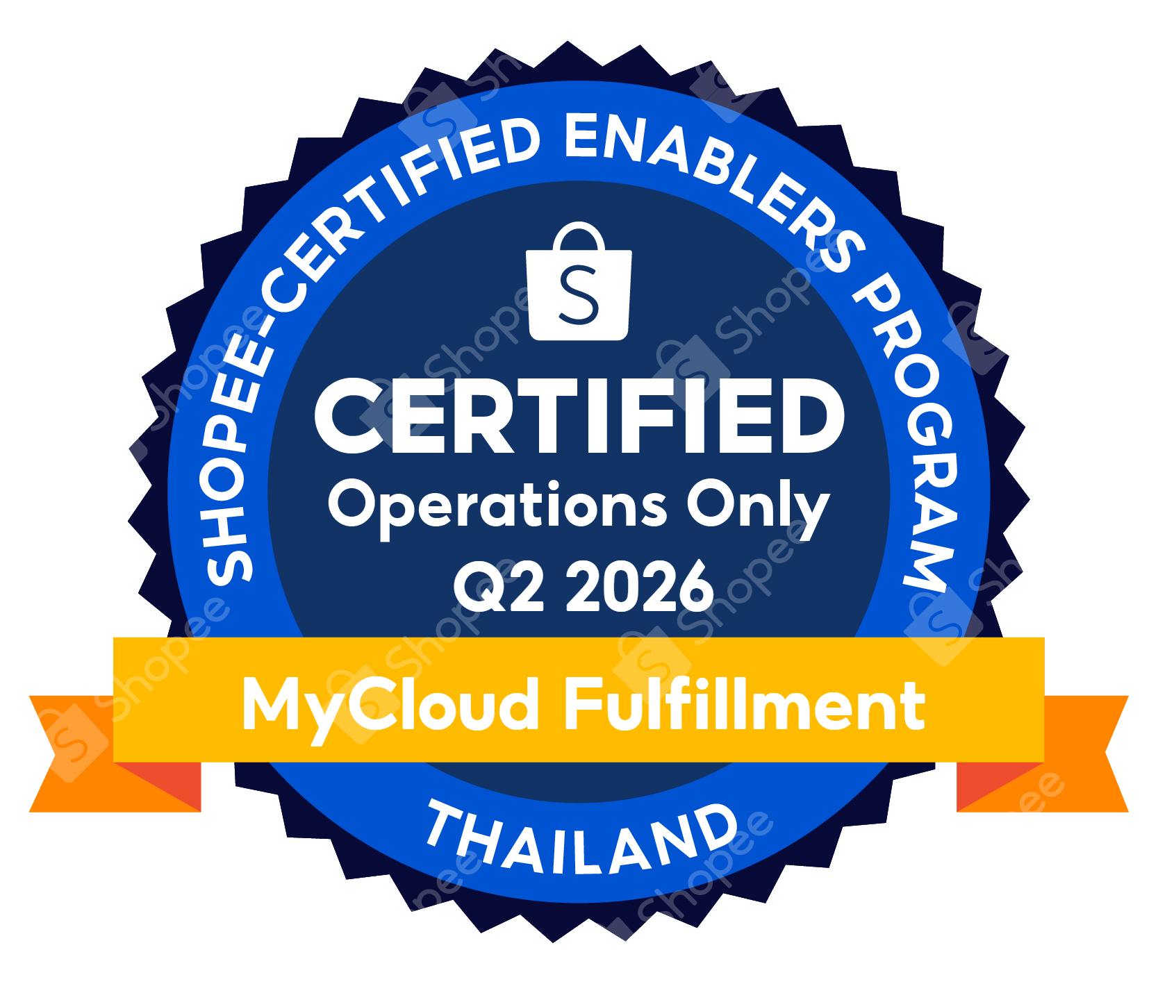 Shopee Certified (Operations) performance tier for the Q2 2026 MyCloud Fulfillment